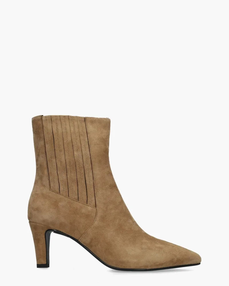 Di Lauro Calandra, enkellaarsjes & boots voor dames in lichtbruin
