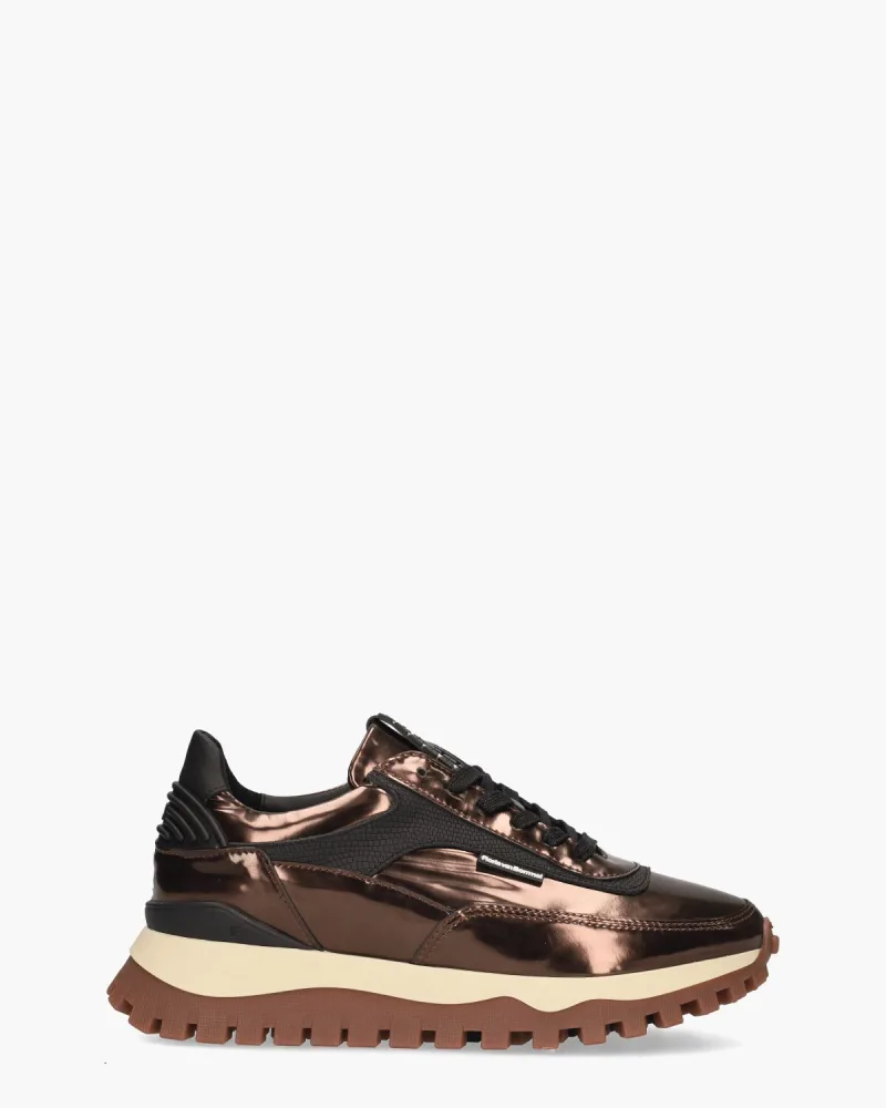 Floris Van Bommel Grommi 01.05, sneakers voor dames in bruin
