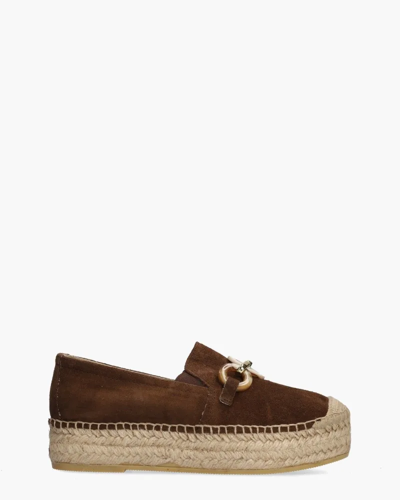 Viguera 2292, instappers & loafers voor dames in donkerbruin