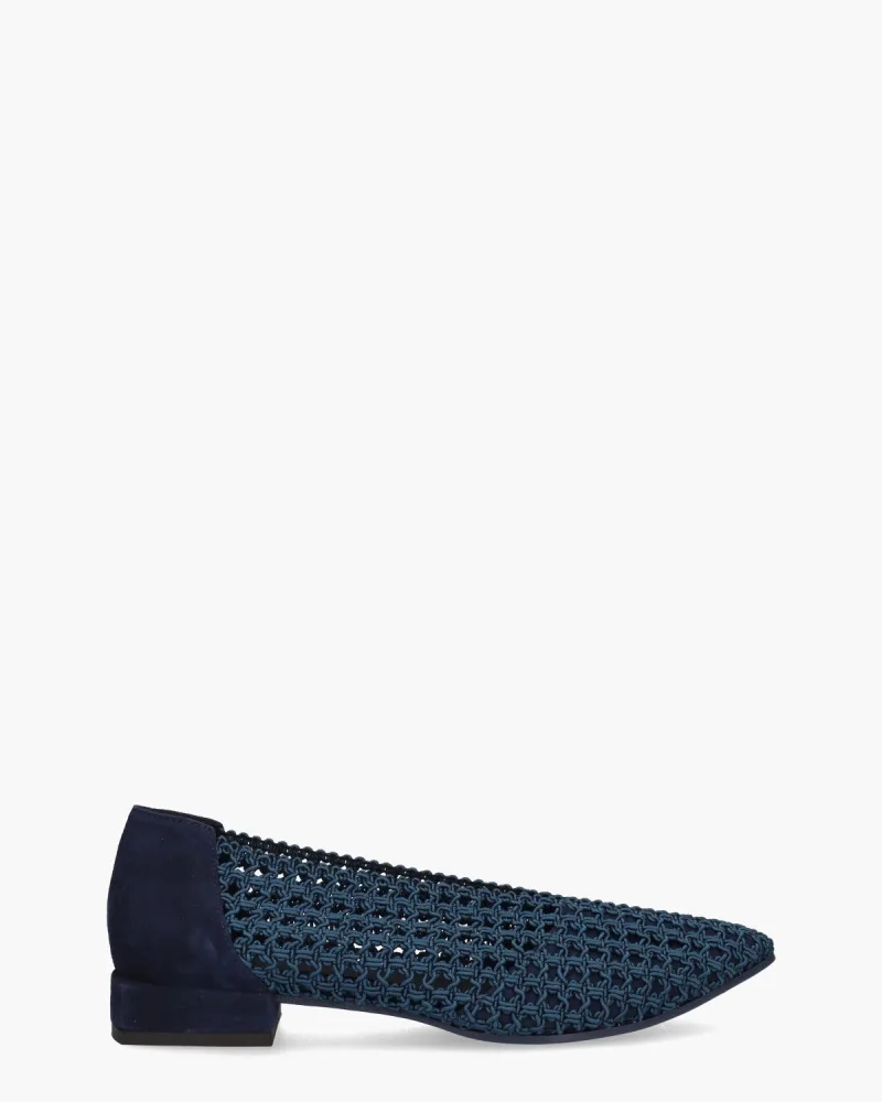 Daniele Ancarani Giorete, instappers & loafers voor dames in blauw