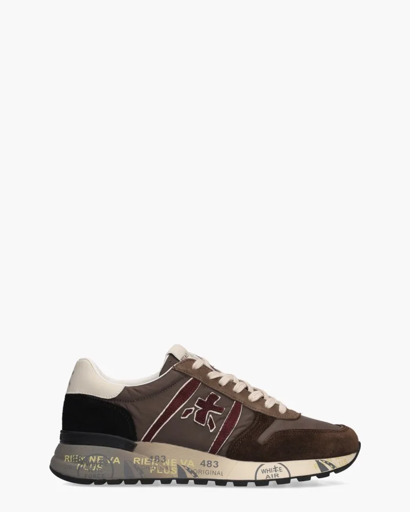 Premiata Lander 8657, sneakers voor heren in bruin
