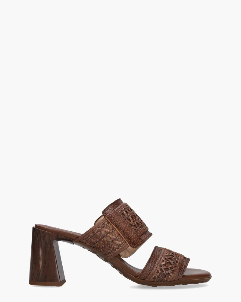 Hispanitas Hispani RHV264747, slippers voor dames in donkerbruin