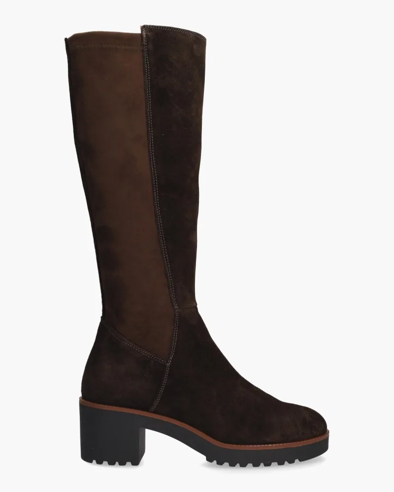 DLSport 6800, enkellaarsjes & boots voor dames in donkerbruin