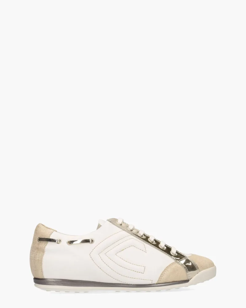 La Cabala L902024, sneakers voor dames in wit/beige