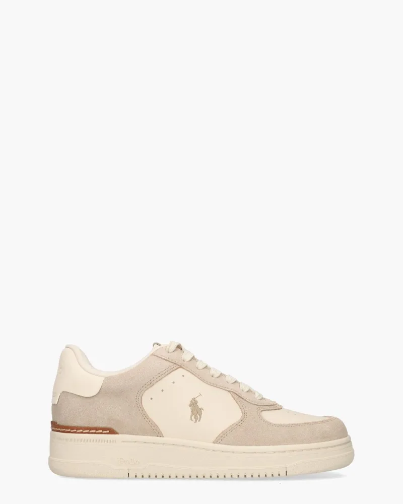 Polo Ralph Lauren Masters Court, sneakers voor heren in off-white/beige
