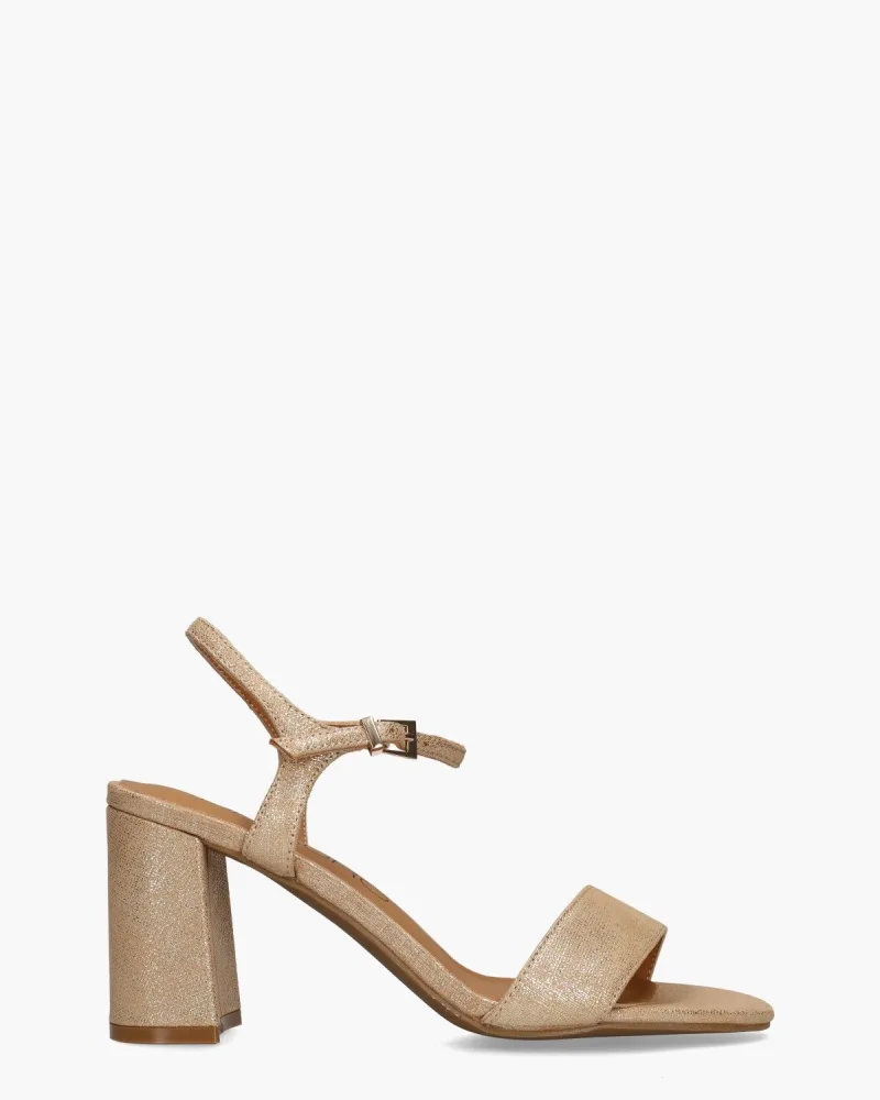 Di Lauro Desdemona, sandalen voor dames in goud