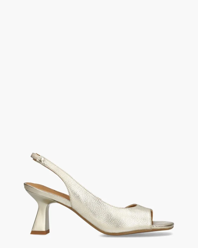 Di Lauro Wiberta, pumps voor dames in goud