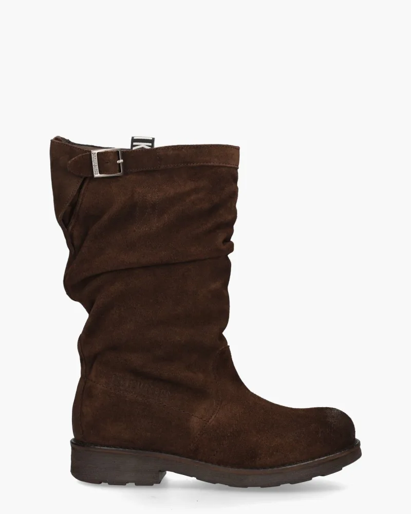 Bikkembergs 32332, enkellaarsjes & boots voor dames in donkerbruin