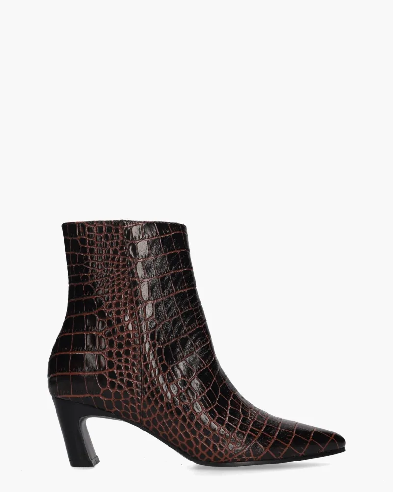 Di Lauro Eliana, enkellaarsjes & boots voor dames in donkerbruin