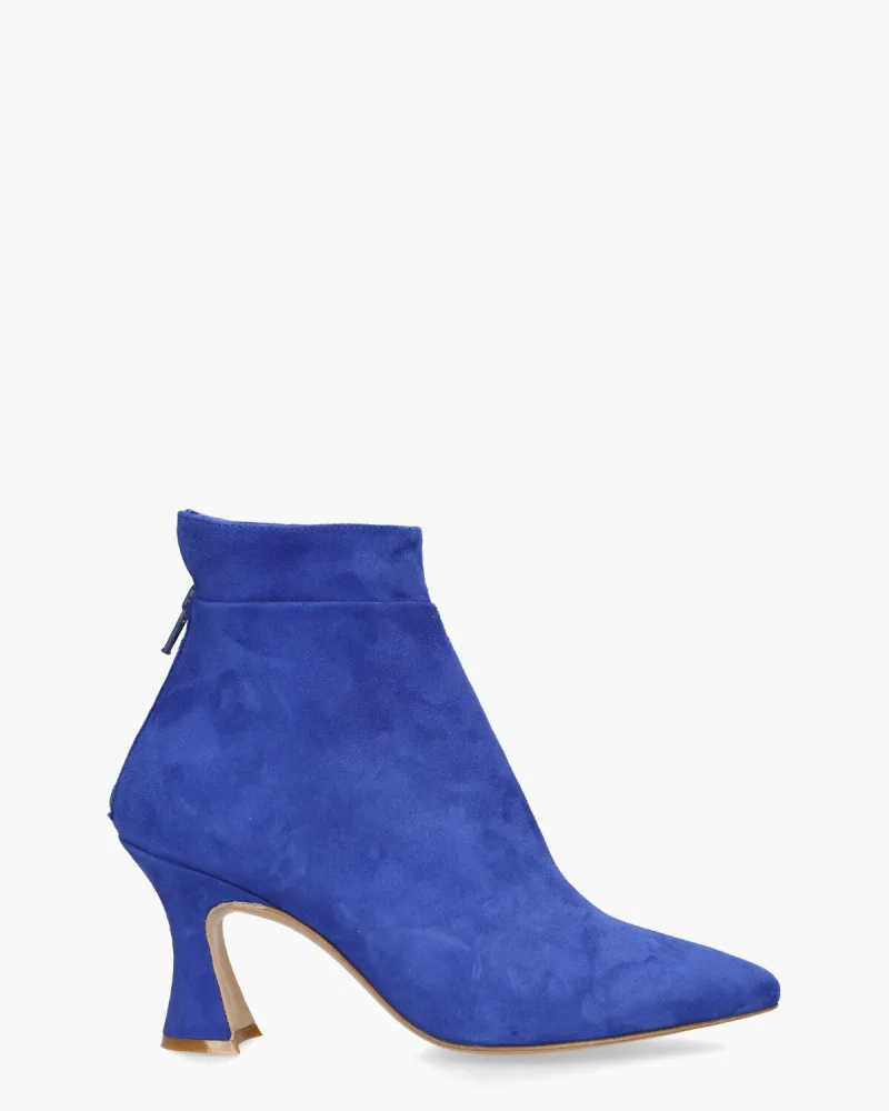 Cypres 9928 Kobaltblauw, enkellaarsjes & boots voor dames in blauw