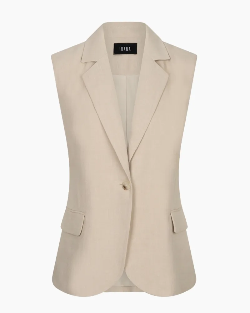 Ibana Tarika gilet, schoenen voor dames in beige