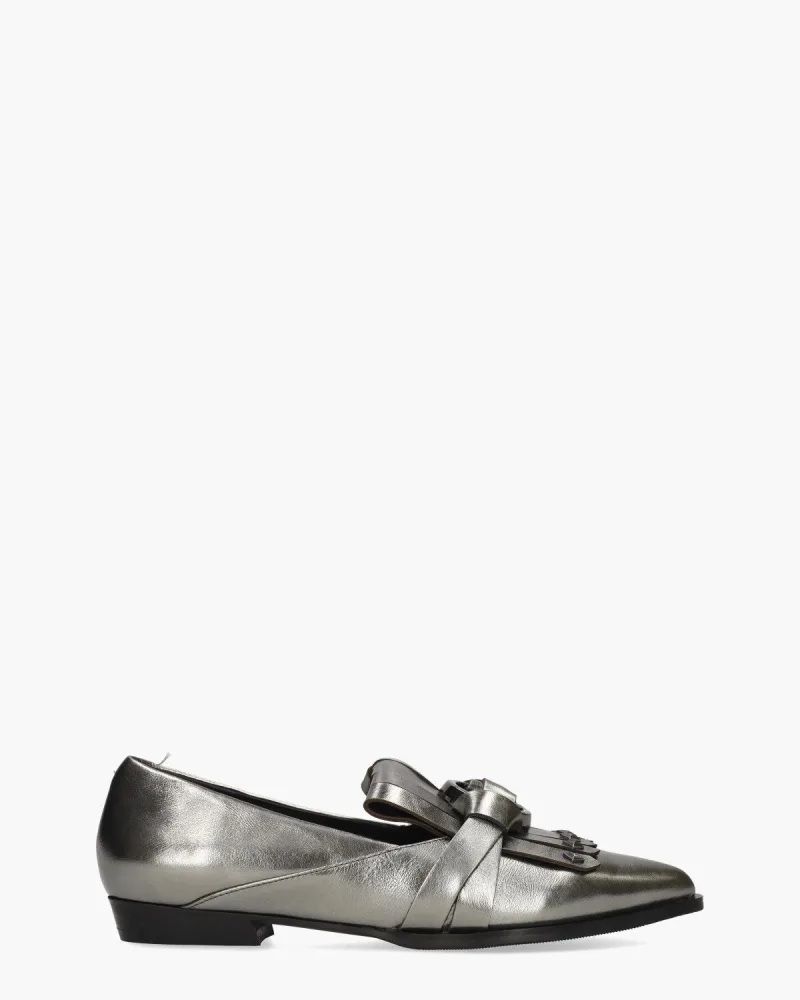 Elvio Zanon EA0304 Zilvergrijs, instappers & loafers voor dames in grijs