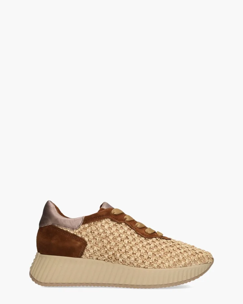 Softwaves Anna, sneakers voor dames in bruin