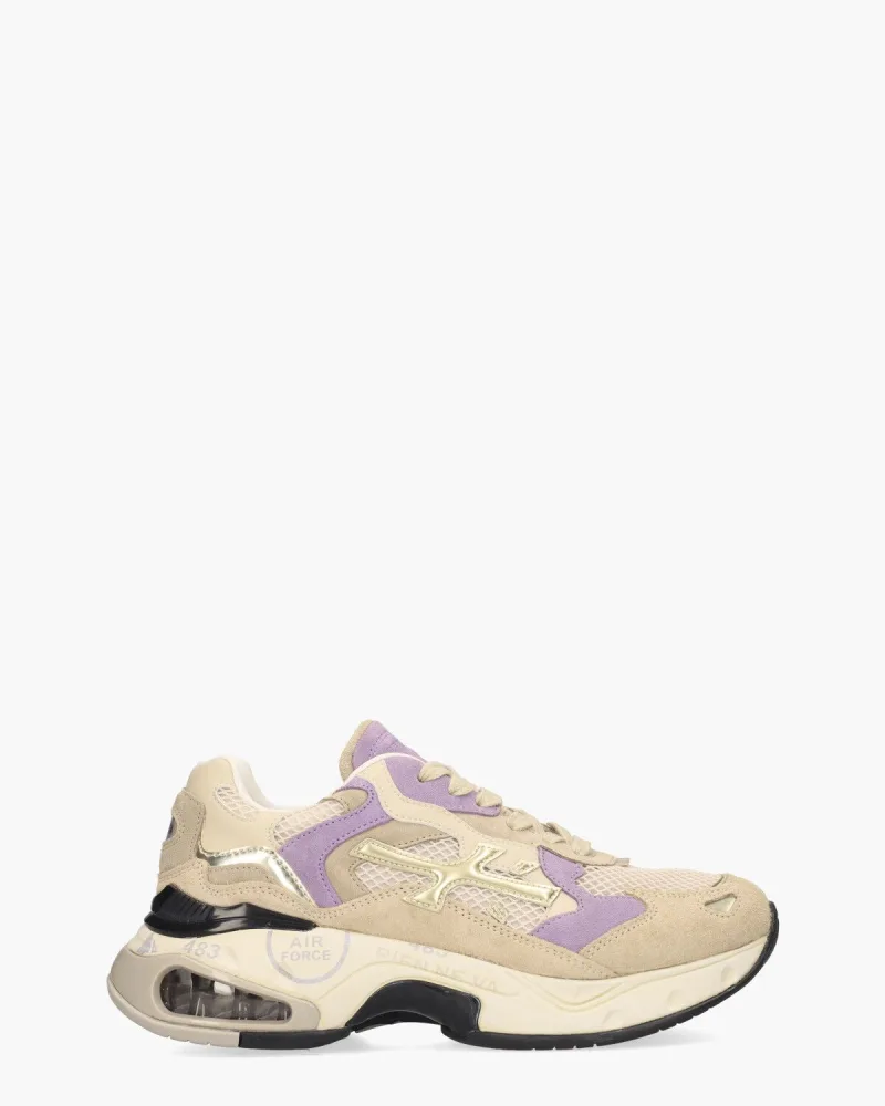 Premiata Sharky 412, sneakers voor dames in beige