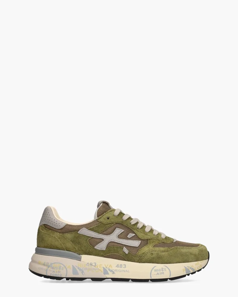 Premiata Mick 8271, sneakers voor heren in groen