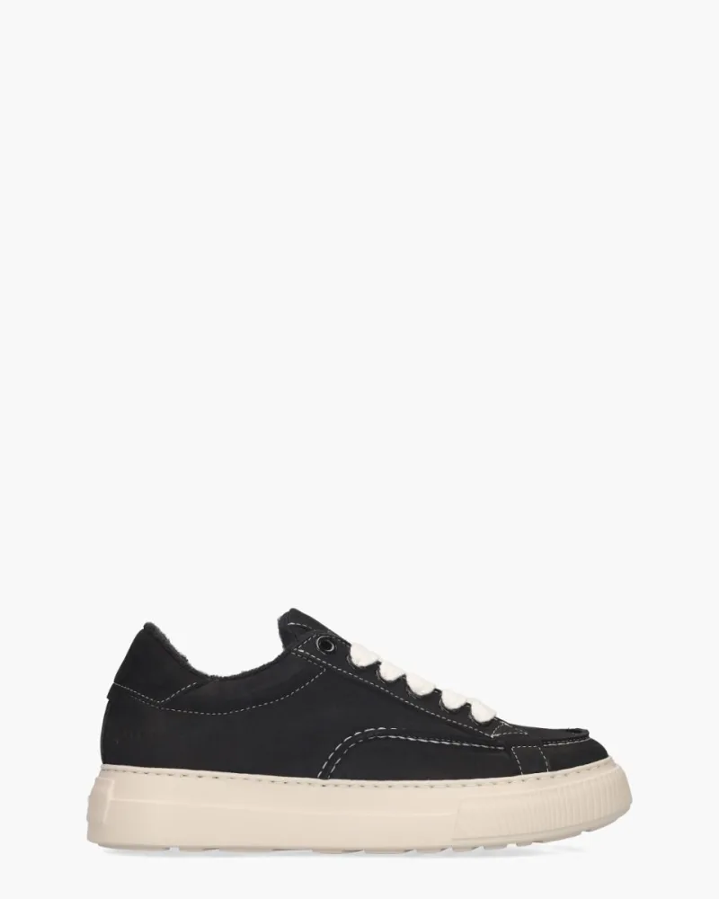 Nubikk Caldera Tora, sneakers voor dames in zwart/wit