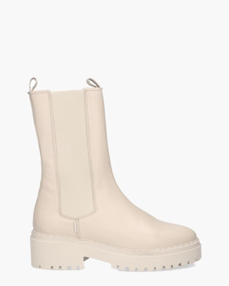 Nubikk Fae Adams Roomwit, enkellaarsjes & boots voor dames in wit