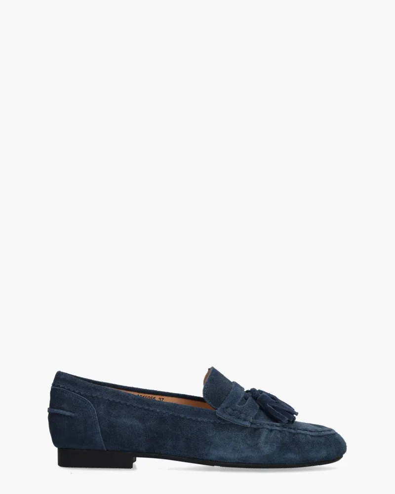Di Lauro Diomede, instappers & loafers voor dames in donkerblauw