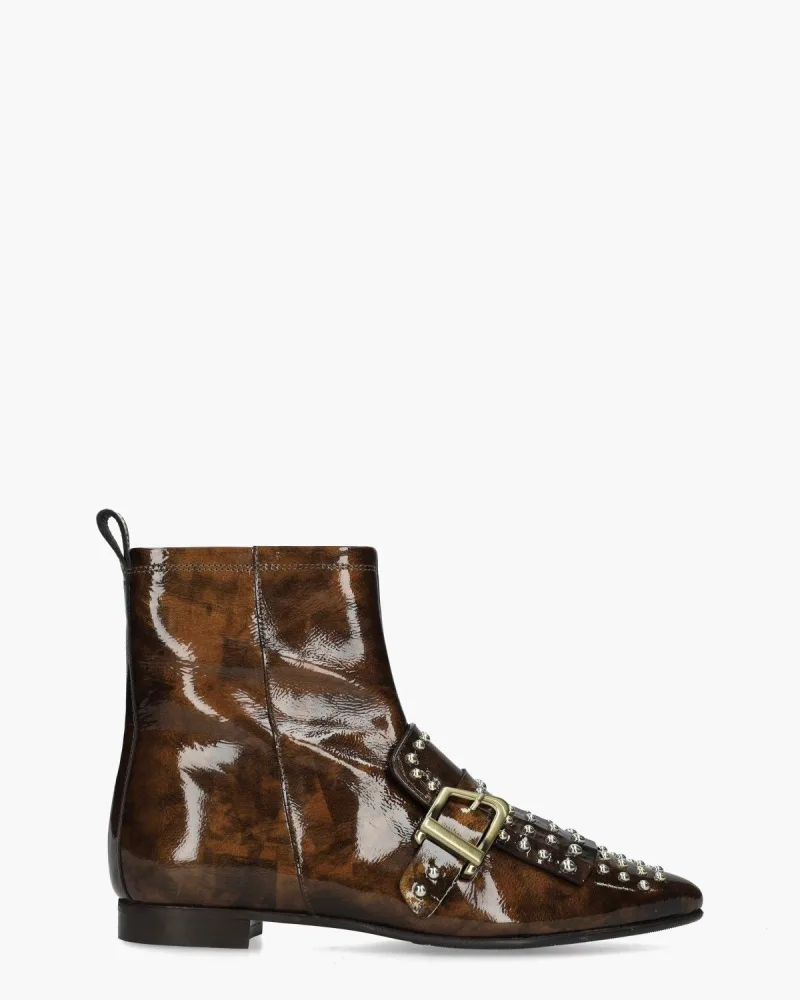 Pertini 33118, enkellaarsjes & boots voor dames in bruin