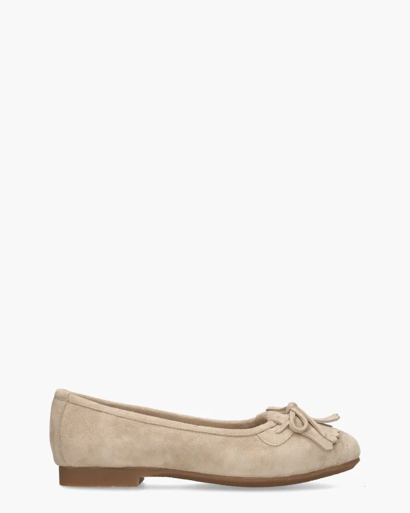 Si Temmi, ballerina's voor dames in beige