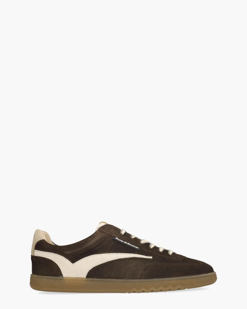 Floris Van Bommel De Zaler 01.13, sneakers voor heren in donkerbruin