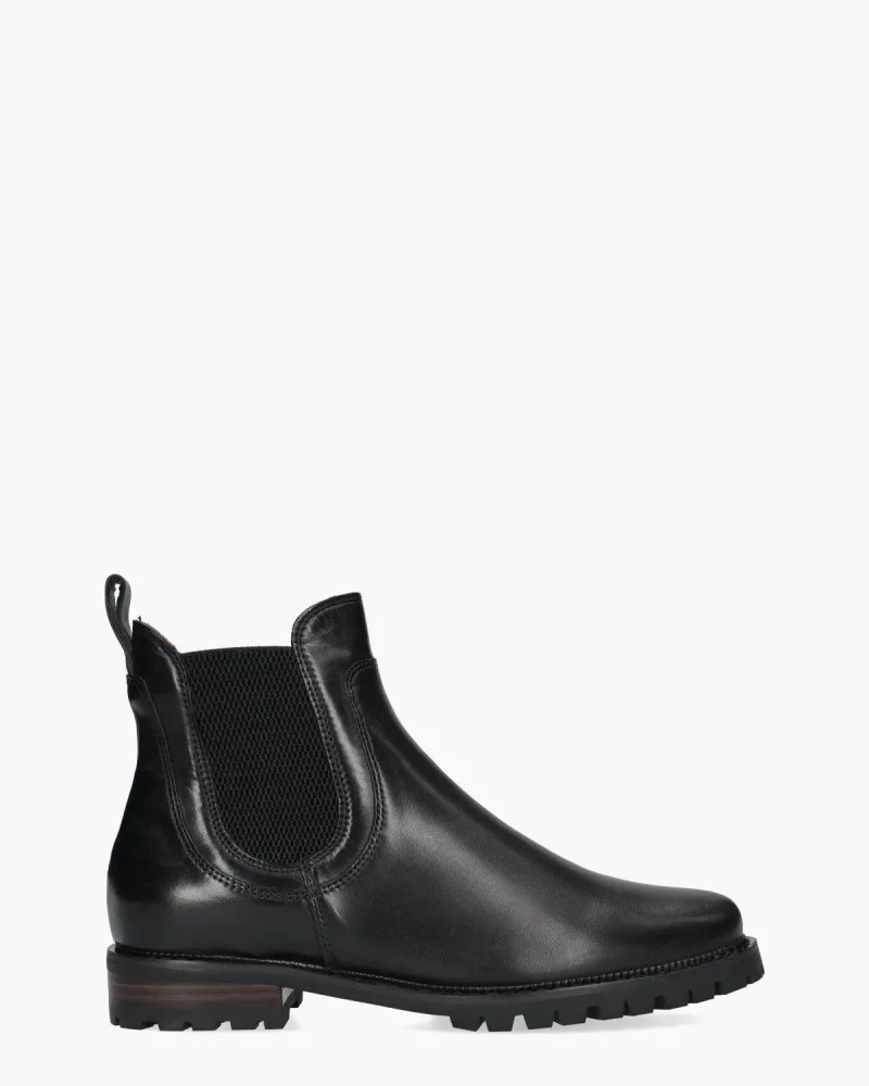 Everybody 29703, enkellaarsjes & boots voor dames in zwart