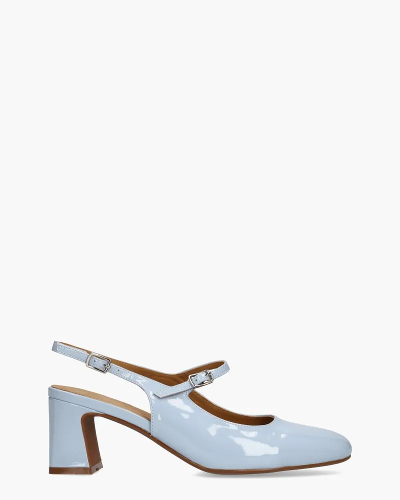 Di Lauro Wandy, pumps voor dames in lichtblauw
