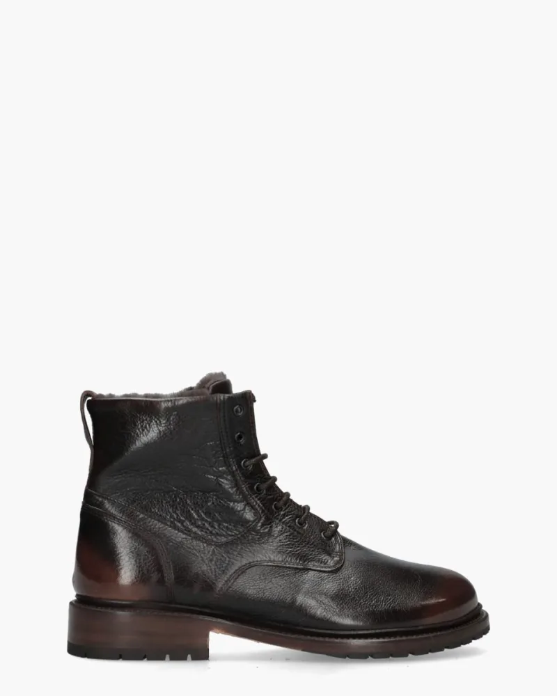 Cordwainer M23023, enkellaarsjes & boots voor heren in donkerbruin
