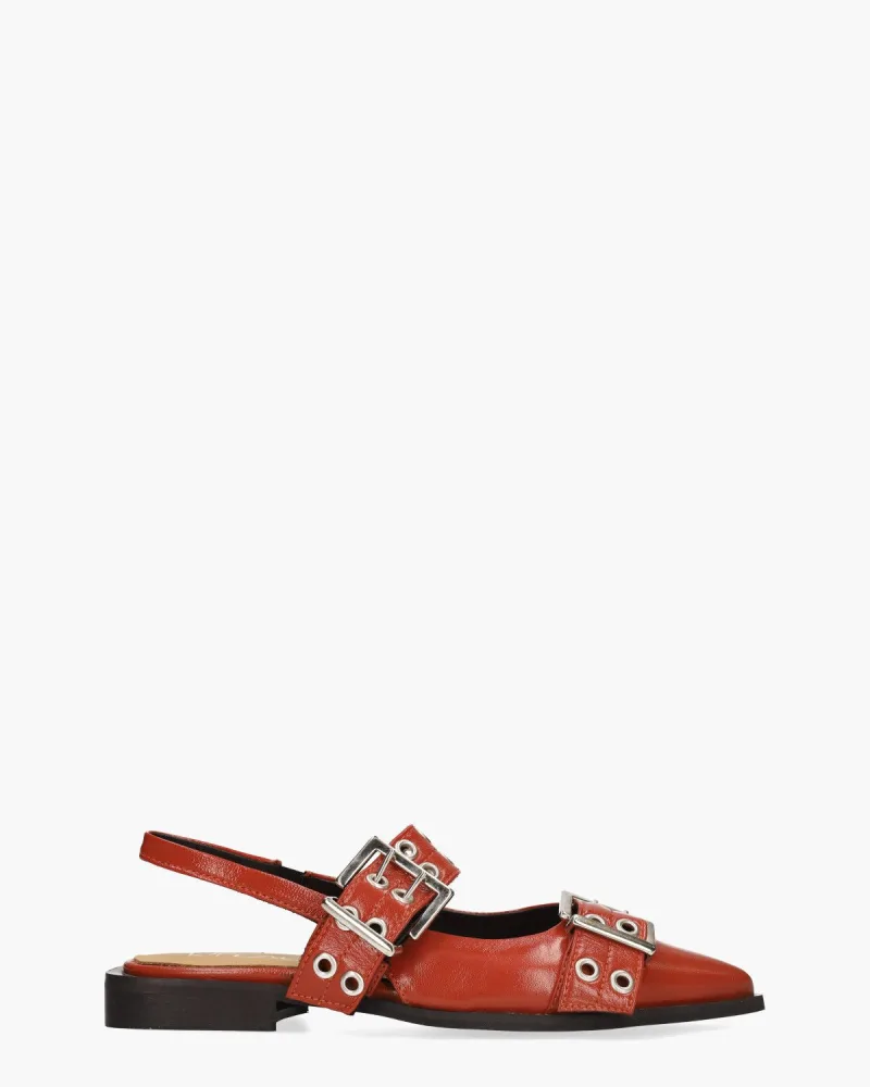 Di Lauro Marta, sandalen voor dames in rood