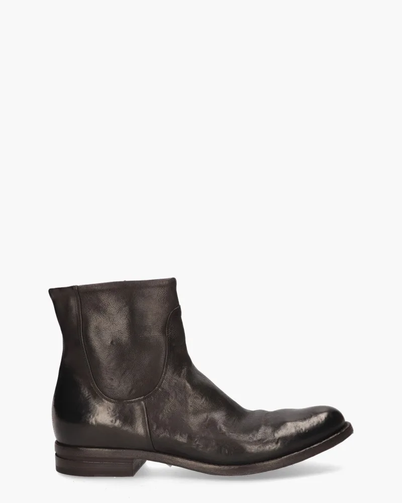 Fabrizio Silenzi 412, enkellaarsjes & boots voor heren in zwart