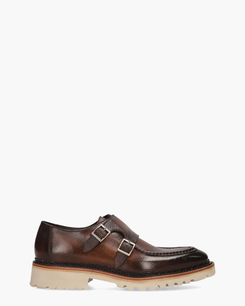 Harris Asiago, nette schoenen voor heren in donkerbruin