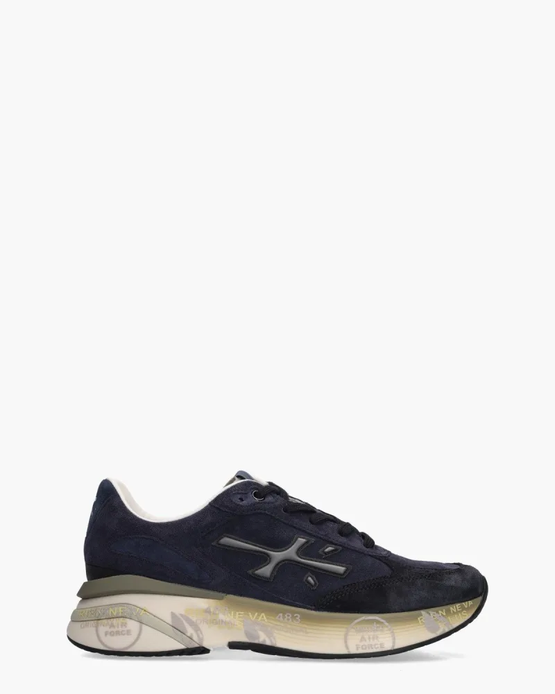Premiata Moerun 7776, schoenen voor heren in blauw