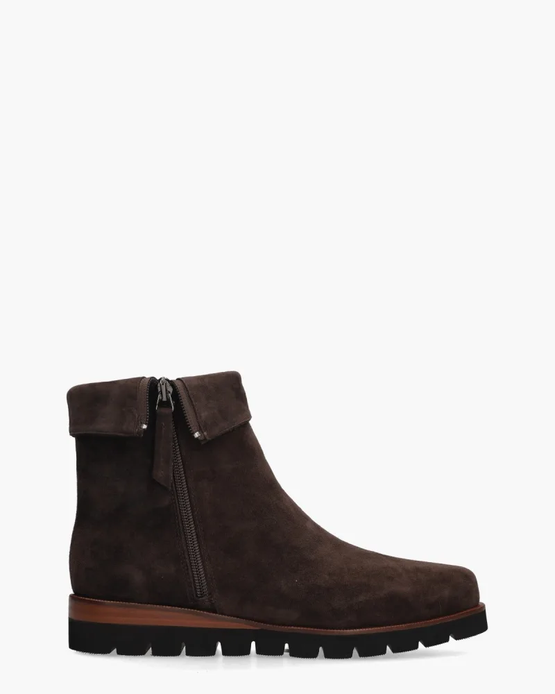 Di Lauro Nanet, enkellaarsjes & boots voor dames in donkerbruin