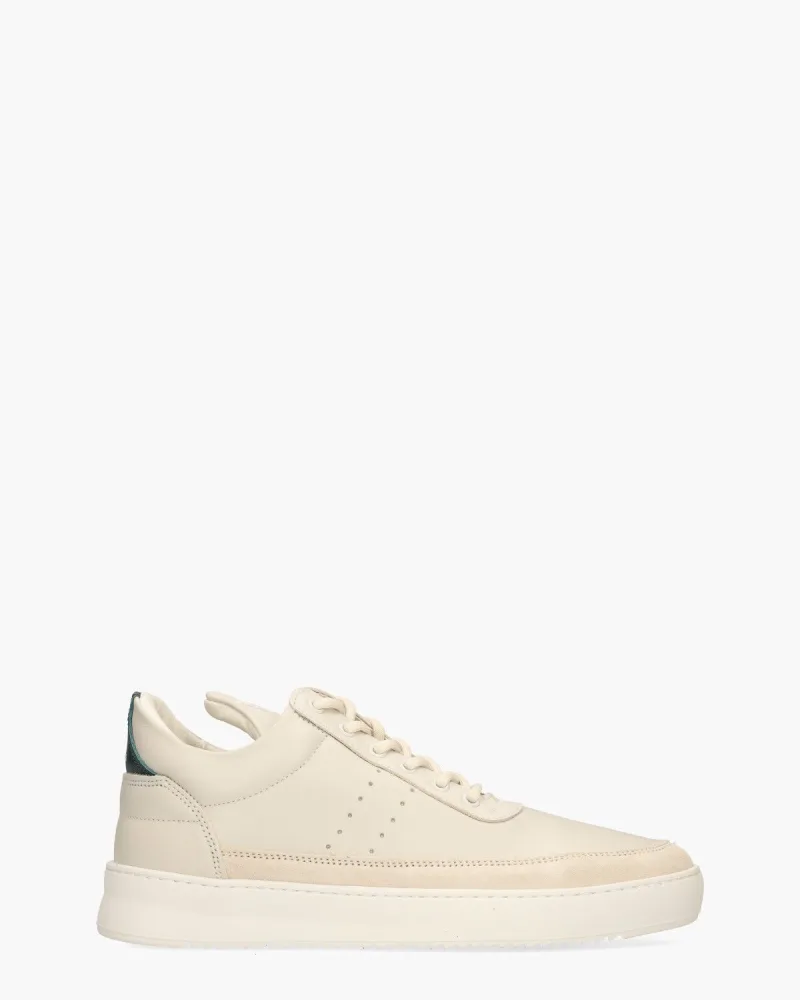 Filling Pieces Low Top Bianco, sneakers voor heren in wit