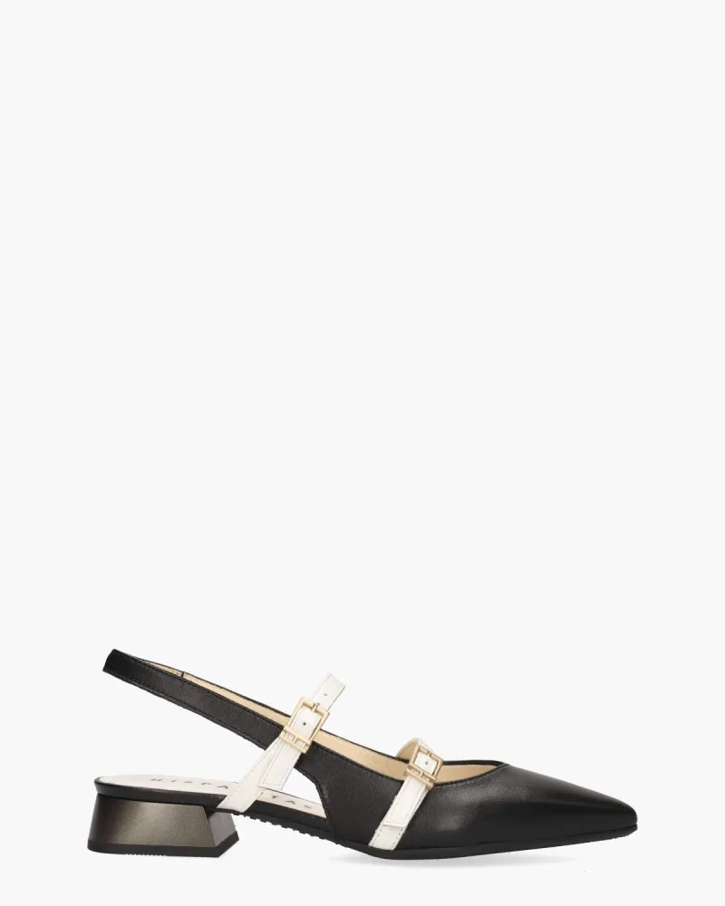 Hispanitas HV253922, pumps voor dames in zwart/wit