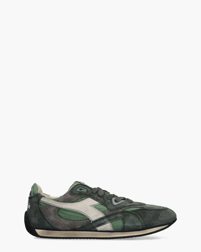 Diadora Heritage Equipe Revenge Nylon Used, sportschoenen voor heren in groen