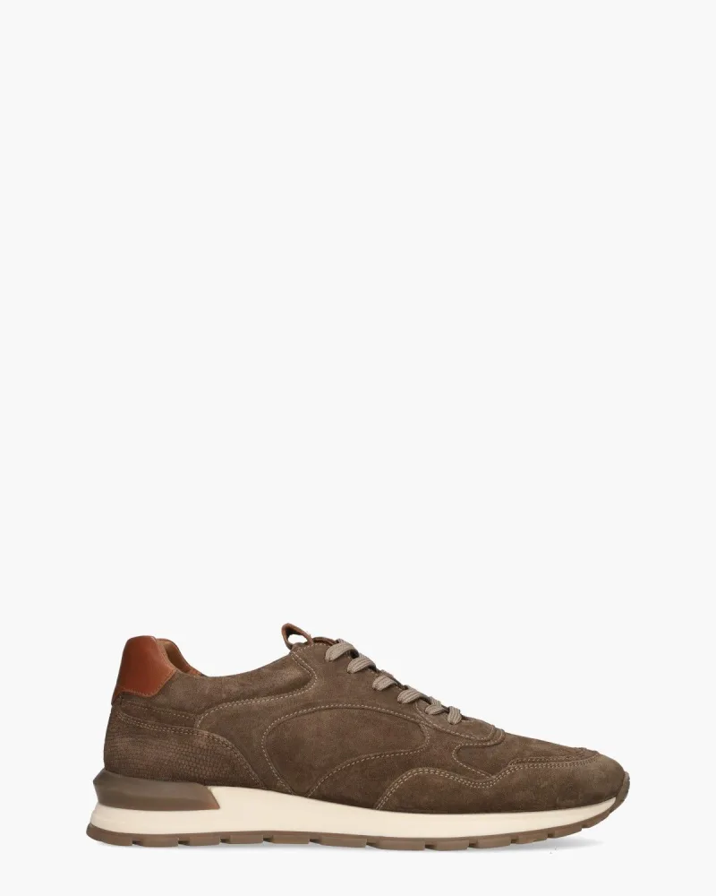 Daniel Kenneth Adde, sneakers voor heren in donkerbruin, foto 2 van 2