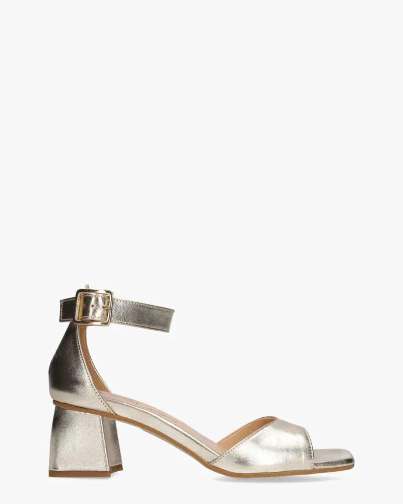 Di Lauro Dacia, sandalen voor dames in goud