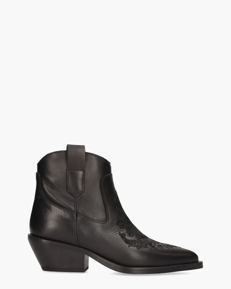 Alpe Holly 5252, enkellaarsjes & boots voor dames in zwart