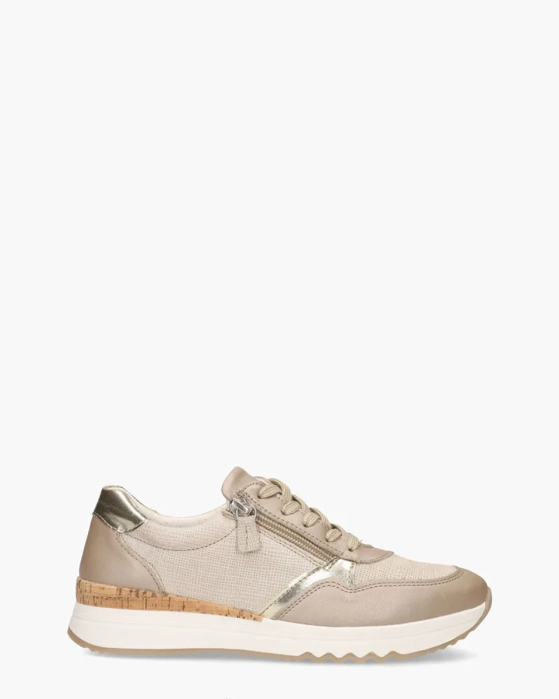 Cypres Tamar, sneakers voor dames in beige