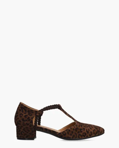Di Lauro Dalia, pumps voor dames in bruin, foto 1 van 2