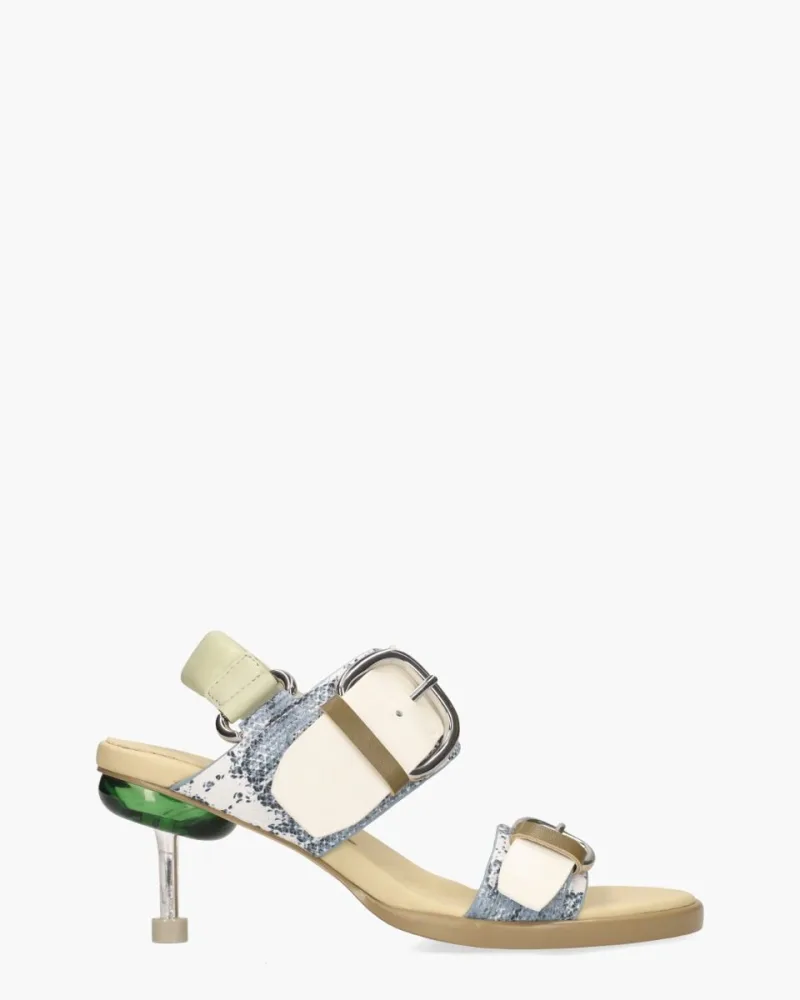 4Ccccees Osha Line Mid, sandalen voor dames in wit
