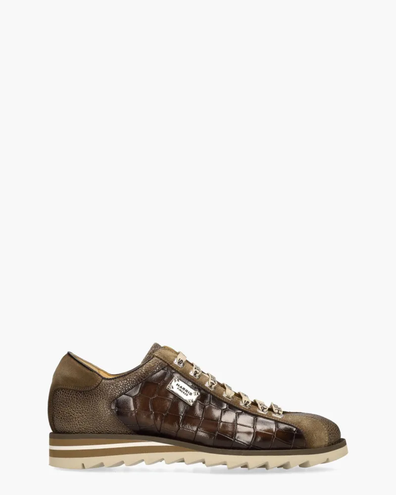 Harris 2817, sneakers voor heren in bruin
