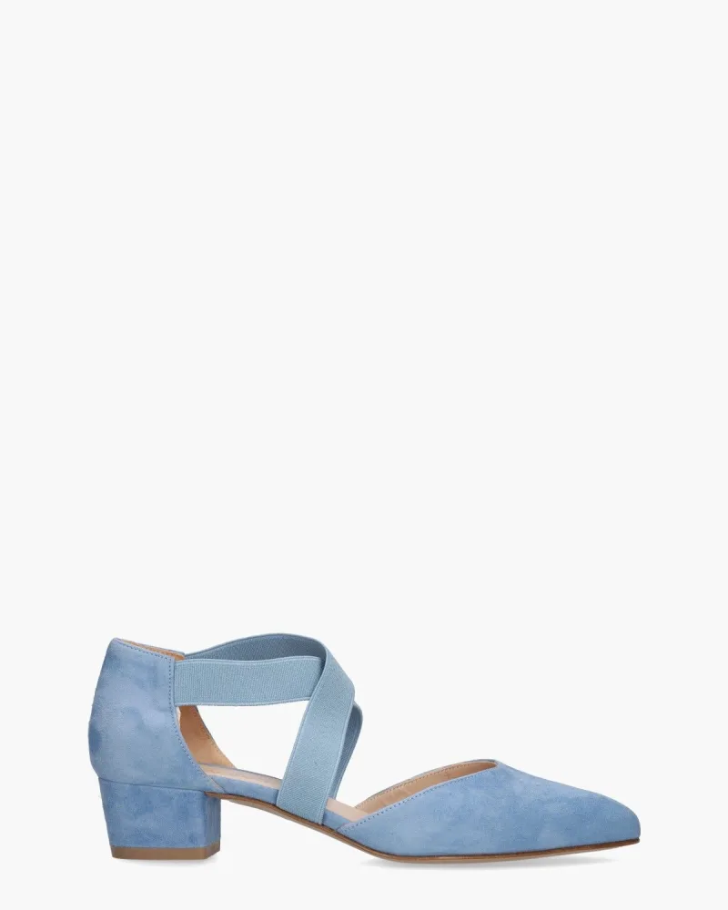 Di Lauro Dalia, pumps voor dames in lichtblauw