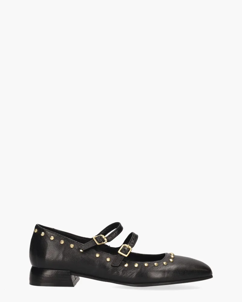 MJUS L79105 's, ballerina's voor dames in zwart
