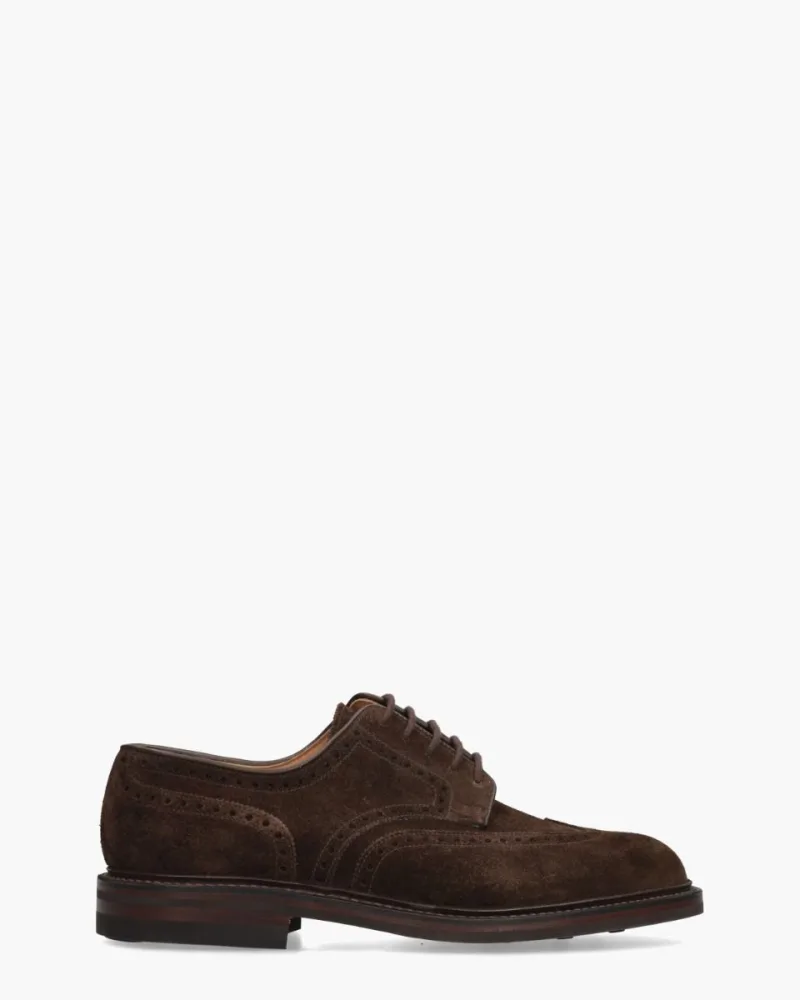 Crockett & Jones Pembroke, nette schoenen voor heren in donkerbruin