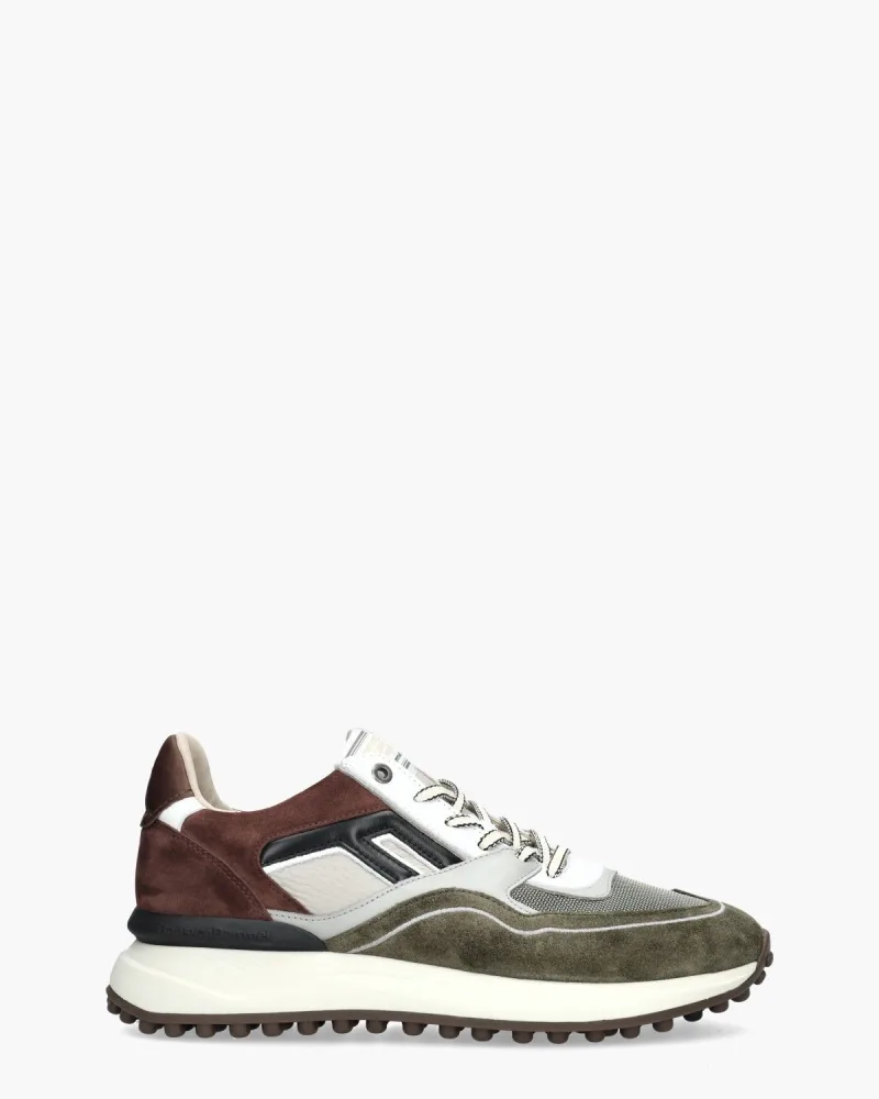 Floris Van Bommel Noppi 29.53, sneakers voor heren in groen