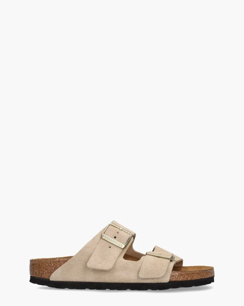 Birkenstock Arizona, slippers voor dames in beige