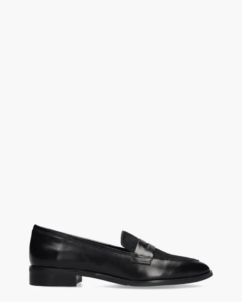 Di Lauro Chiara, instappers & loafers voor dames in zwart