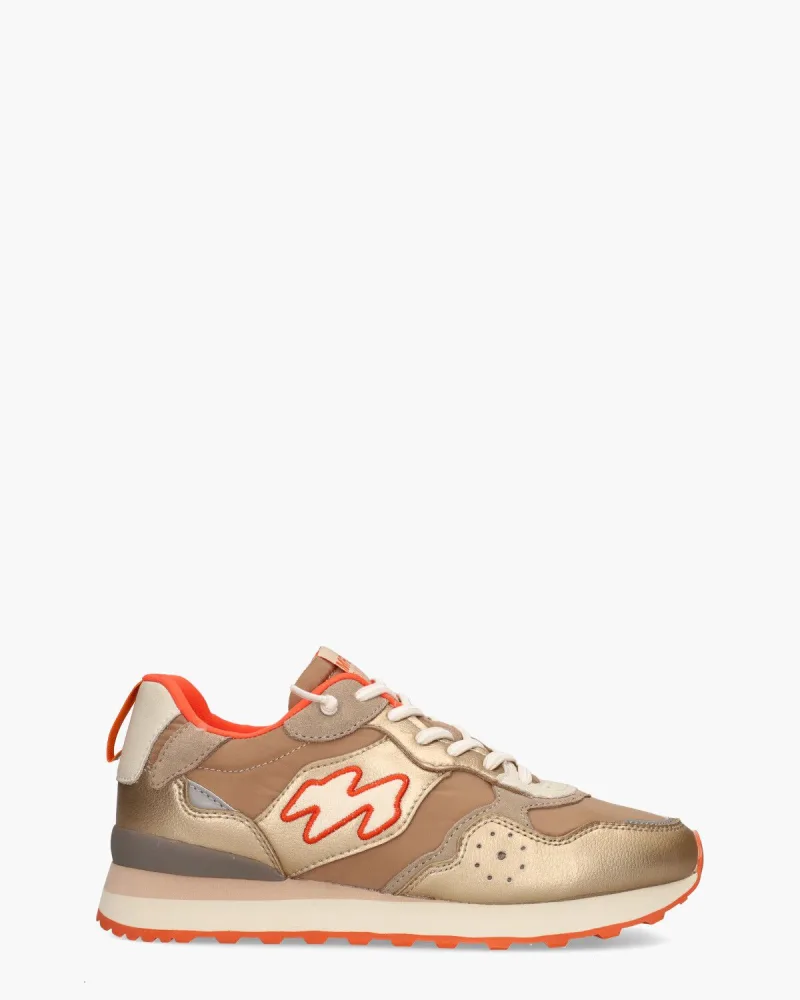MRP by Maripé MRP47, sneakers voor dames in goud/multicolor